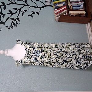 Signature Ella White and Blue Dress